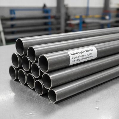 High Strength Alloy Steel Hydraulic Steel Pipe with Wall Thickness 1mm to 10mm and Tensile Strength Above 700 MPa for Heavy Duty Applications