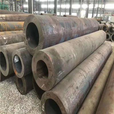 Tolerance ±1 Percent Seamless Steel Pipe Hot Rolled Or Cold Drawn Round Section Shape For Pressure Vessels And Hydraulic Systems